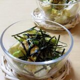 豆腐とアボカドの簡単サラダ